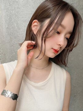 サンド クリア 横浜本店(sand clear) 韓国風ボブ×グレージュ