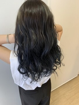 ライフ 四条畷店(Lyfe) ネイビーグラデーションカラー_グレージュカラー_342