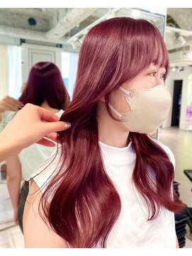 ユーフォリア 渋谷グランデ(Euphoria SHIBUYA GRANDE) 韓国ヘア　くびれ　ハイトーン　ピンク