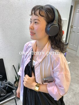 オッジバイケンジ(oggi by KENJE) くせ毛風パーマ