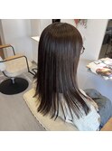 自然なストレート