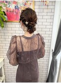 ＊THE  RIRE.  結婚式お呼ばれ×シニヨンアレンジ＊