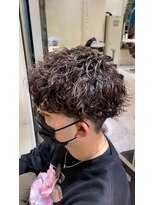 ヘアリゾート エーアイ 原宿(Ai for men) メンズカット ソフトツイストスパイラルマッシュ×フェード