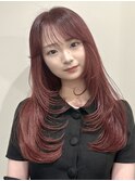 韓国風/レイヤー/小顔/前髪カット/髪質改善/グレージュ/透明感