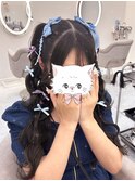 ハーフツイン【クランソア】ヘアメ/ヘアセット/心斎橋