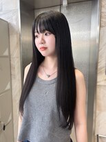 リリー(Lilley)&nbsp;【lilley 稲永麻衣】エクステ+ロングヘア+顔まわり+韓国ヘア