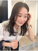 抜け感ロングレイヤーカット＊前髪なしワンカール垢抜けヘア