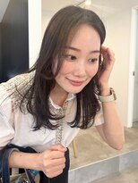 ミュラ(mulah)&nbsp;抜け感ロングレイヤーカット＊前髪なしワンカール垢抜けヘア