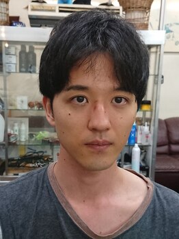 ワタナベ理容室の写真/【24時まで営業◎】仕事帰りにも通えるのが嬉しい！再現性の高いカットで忙しい朝も簡単スタイリング★