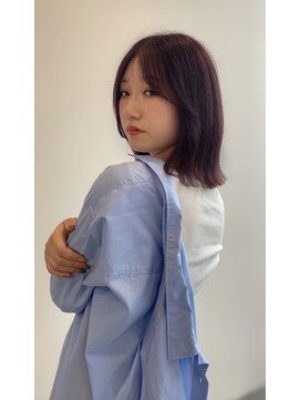 エルガ バイ コバルト(LGA by cobalt) パツッとボブ、顔周りレイヤー