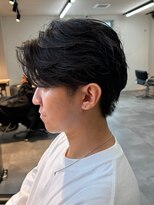 シーフ 千葉(Cyf)&nbsp;フェザーパーマ/センターパート/メンズパーマ/韓国/千葉駅/保立