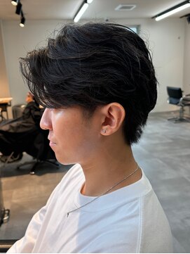 シーフ 千葉(Cyf) フェザーパーマ/センターパート/メンズパーマ/韓国/千葉駅/保立