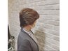 グレーカラーリタッチ+スタイリング（ショート）＋リンシングデトックス