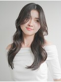 ☆20代30代40代/くびれヘア/韓国風巻き/ナチュラルブラウン