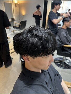 ブルニール 心斎橋(BLEUNIR) 韓国風　シャドウパーマ　ニュアンスパーマ　緩めパーマ