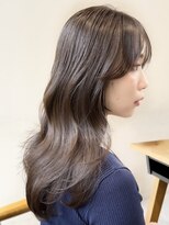 ルエ(rue) オリーブグレージュロングレイヤーカット20代30代40代50代