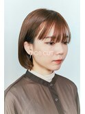 ボブカット/まとまるボブ/インナーカラー/前髪カット/ボブヘア