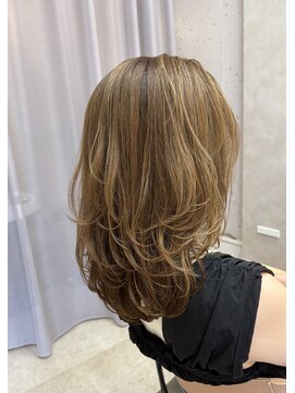 ラメル(RAMEL) ハイライト+白髪染めカラー