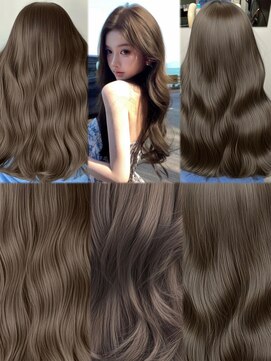 アマトウキョウスマートサロン(AMA TOKYO×Smart Salon) ヘーゼルベージュ　ブリーチなし　レイヤーカット　海外風