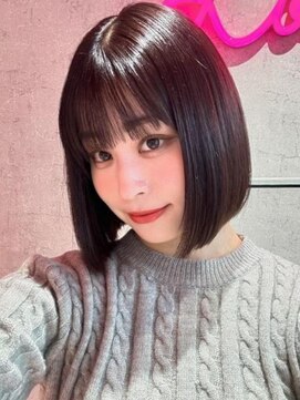 ロンドヴァリー 渋谷店(Lond vallee) ストンとまとまる!切りっぱなしボブ
