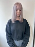 千葉駅/オリーブグレー/小顔/ココアベージュ