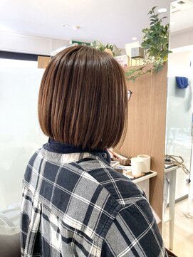 【L by first】毛量をおさえてボブ