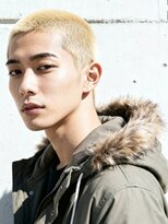 エイチ メンズ(H)&nbsp;バズカットガイルヘアラルフカールメンズショートメンズウルフ