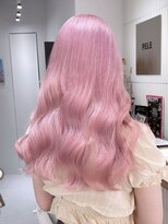 ベレーザ 渋谷神南(Beleza)&nbsp;16214全頭ブリーチリバタフライカットヨシンモリバーガンディ