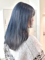 ロジェ(loje)&nbsp;20代30代40代 ダークアッシュブルー/似合わせカットカラー