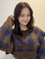 ノイ 銀座(noi)&nbsp;顔周りレイヤーカットロングレイヤーボブ韓国ヘアハッシュカット