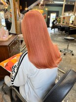 チャプター 問屋町(chapter)&nbsp;髪質改善ペールオレンジケアブリーチダブルカラー韓国ヘア