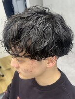 ナム 錦糸町(NAM)&nbsp;MEN'S HAIR/ブルーブラック/フェザーパーマ/錦糸町