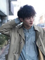 ノア(NOA) ナチュラルピンパーマ/メガネ/マッシュ