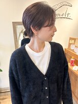 メルト 吉祥寺(melt)&nbsp;高塚/20代30代40代大人ハンサムショート顔周りカットグレージュ