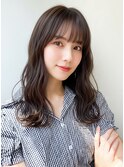 髪質改善カラーくびれ巻きアッシュグレージュ透明感夏カラー