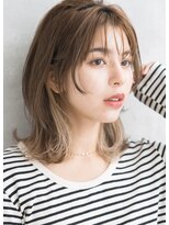 ペグ(Peg)&nbsp;「透け感バングのふんわりミディアム」