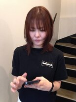 ポーズヘアー 大阪 福島(PAUSE HAIR)&nbsp;ボブレイヤー.オレンジブラウン