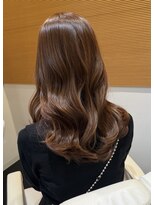 ビーアップヘアー(be:up hair)&nbsp;大阪狭山市｜顔周りカットで彩る艶髪ロング