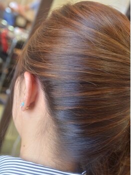 ヨキ(YOKI)の写真/グレイヘアーを明るくするには色々なデザインカラーでカバーが出来ます！立体感を出すことも可能◎[北綾瀬]