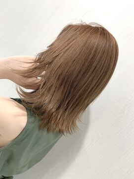 リジョイスヘア エン(REJOICE hair EN) 【REJOICE hair EN】ミルキーベージュ　担当AKIRA