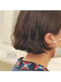 外ハネパーマボブ・ミニボブ30代40代【恵比寿KIMIDORI】