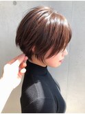 【Taylor 】大宮 大人丸みショート×チョコレートブラウン