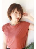 小山×マッシュボブ×大人ナチュラル×透明感カラー