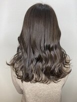 レポヘアー(Repos hair) 大人可愛い髪質改善カラーマロンベージュ毛先パーマ透明感