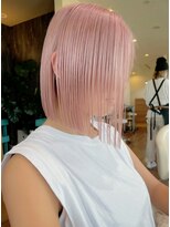 パコ(Paco) 【PACO 】ハイトーンな淡いピンクベージュ☆切りっぱなしボブ☆
