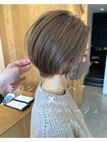 トリート 船堀店(TREAT)&nbsp;【冬髪】ショート×くすみベージュ
