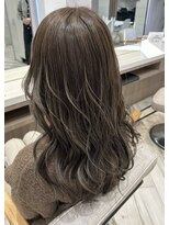 アース コアフュールボーテ 長野稲田店(EARTH coiffure beaute)&nbsp;ナチュラルブラウンハイライトカラー髪質改善