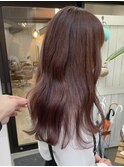 髪質改善/ピンクブラウン/透明感カラー/ナチュラル/艶髪
