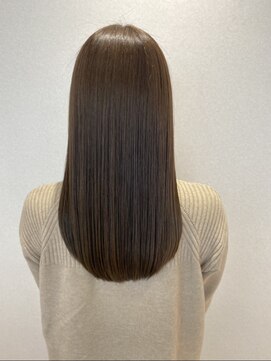 ジーナ 本八幡(Zina) 髪質改善*柔らかミルクティーグレージュカラー【Zina 本八幡】