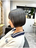 王道切りっぱなしボブ